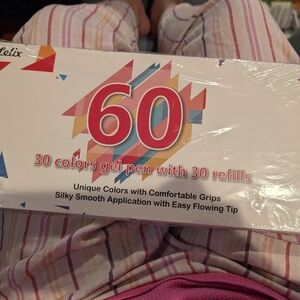 60 Colors Gel Pen Set with Refills